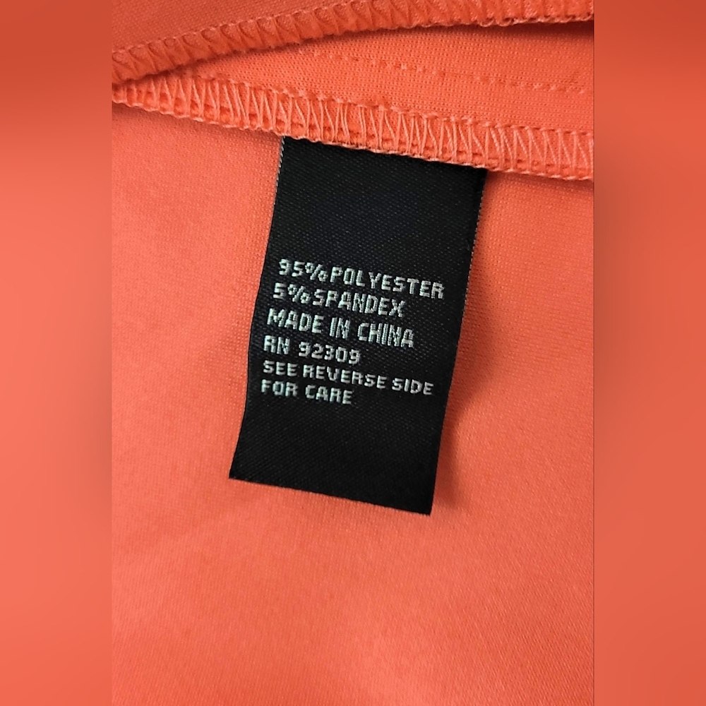 NWOT! DG2 Elevate Bright Orange Fitted Stretch Women's Jacket Size XS - Picture 4 of 11